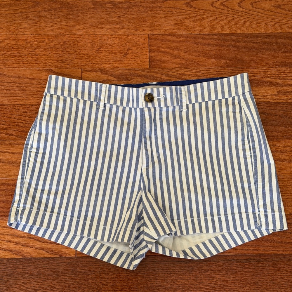 Old Navy Blue/White Stripe Women’s Everyday Shorts